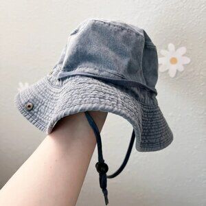 Blue fishing hat outdoor camping